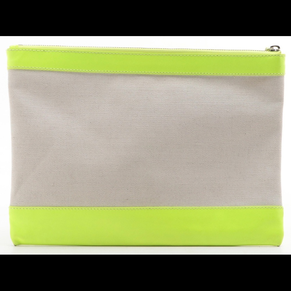 Balenciaga Logo City Bag in Neon Leather Purse Handbag - Picture 2 of 8